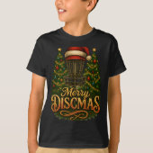 クリスマス ディスクゴルフ メリー ディスクマス Tシャツ (正面)