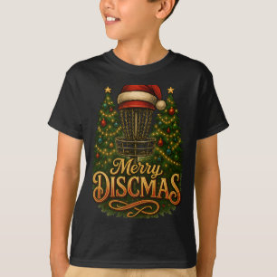 クリスマス ディスクゴルフ メリー ディスクマス Tシャツ