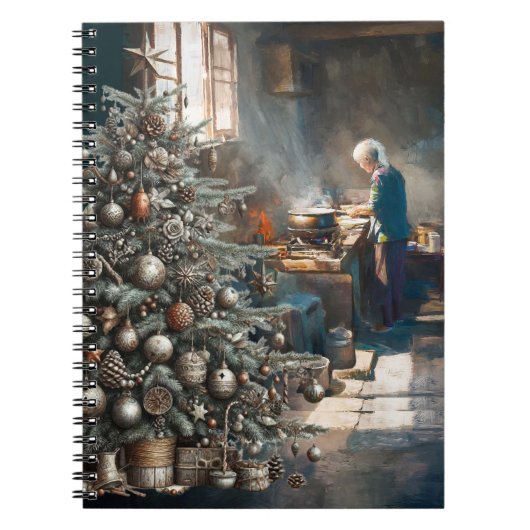 クリスマス・ディナーの準備 ノートブック (正面)