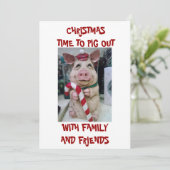 クリスマス・ディナーへの招待 招待状 (スタンド正面)