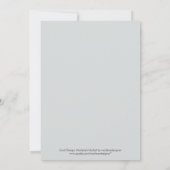 クリスマス・ディナー・パーティーの招待状 招待状 (裏面)