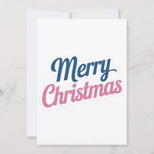 クリスマス ディライト カード フラット ホリデー カード (正面)