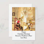 クリスマス・デイ・イン・ザ・子供部屋 招待状 (正面/裏面)