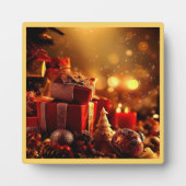 クリスマス デコレーション 3 フォトプラーク (正面)