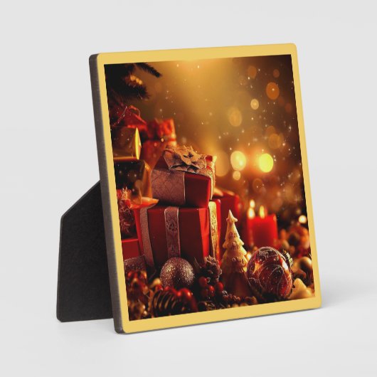 クリスマス デコレーション 3 フォトプラーク (正面)