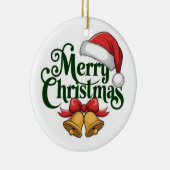 クリスマス デザイン オブジェ セラミックオーナメント (右)