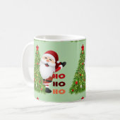 クリスマス デザイン コーヒーマグカップ (正面左)