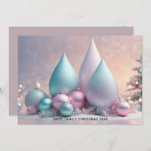 クリスマス デジタル アーティストリー 3D ソフト パステル カラー (正面/裏面)