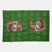 クリスマス-デッキホール-コアラ キッチンタオル (横)