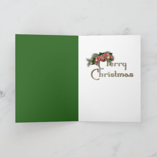 クリスマス-デッキホール-ヨークシャーテリア シーズンカード (内部)