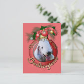 クリスマス-デッキホール- Bedlingtons シーズンポストカード (スタンド正面)