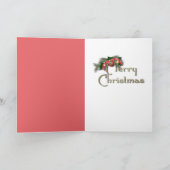 クリスマス-デッキホール- Goldendoodles シーズンカード (内部)