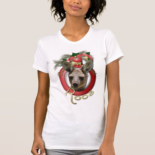 クリスマス-デッキホール- Roos Tシャツ (正面)