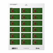 クリスマス – デッキtheホール – ドーベルマン(犬)- Rocky ラベル (フルシート)