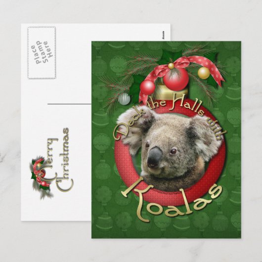 クリスマス – デッキtheホール – Koalas (正面/裏面)