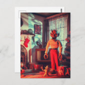 クリスマス・デモンズ・ホラー ポストカード (正面/裏面)