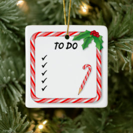 クリスマス・トゥ・タスク・リスト セラミックオーナメント