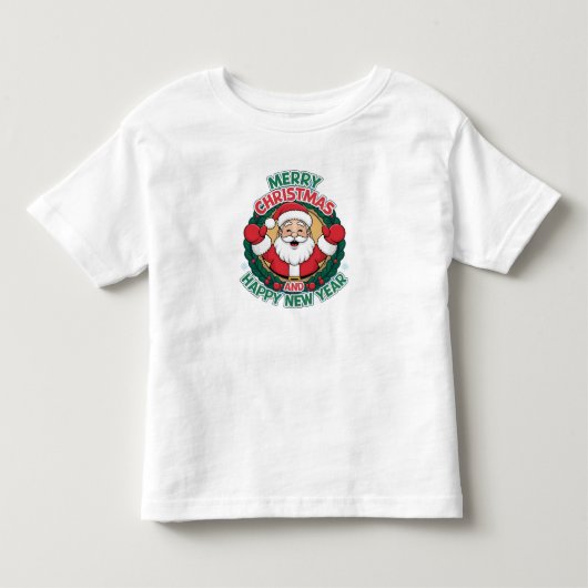 クリスマス トドラーTシャツ (正面)