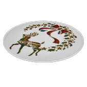 クリスマス・トナカイとスター カッティングボード (角)