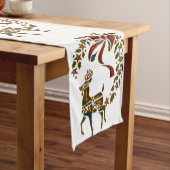 クリスマス・トナカイとスター ショートテーブルランナー (インサイチュ)