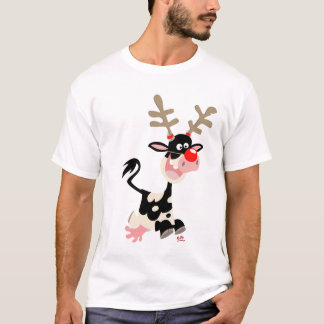 クリスマス・トナカイのTシャツの偽造 Tシャツ