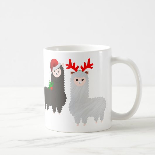 クリスマス・トナカイ・アルパカ コーヒーマグカップ (右)