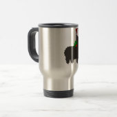 クリスマス・トナカイ・アルパカ トラベルマグ (正面左)