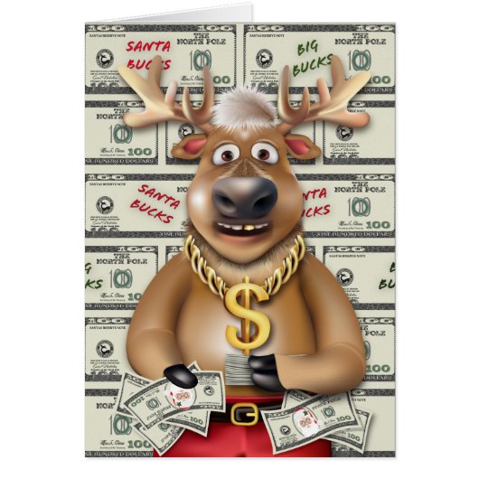 クリスマス・トナカイ・ルドルフが雨を降らせる (正面)