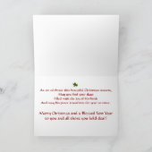 クリスマス・トランペット、トランペットが喜びの音を立てよう!ホール シーズンカード (内部)