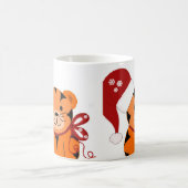 クリスマス トラ コーヒーマグカップ (中央)