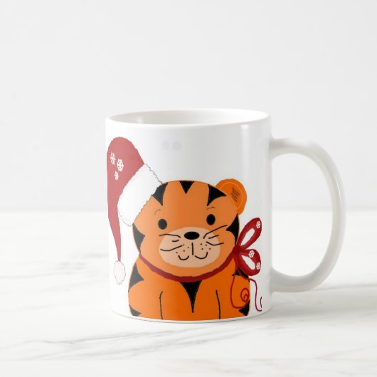クリスマス トラ コーヒーマグカップ (右)