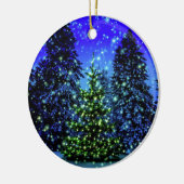 クリスマス・トリオ セラミックオーナメント (左)