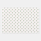 クリスマス・トリオ ラッピングペーパーシート (正面3)