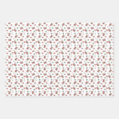 クリスマス・トリオ ラッピングペーパーシート (正面)