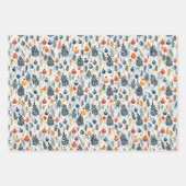 クリスマス・トリオ ラッピングペーパーシート (正面2)