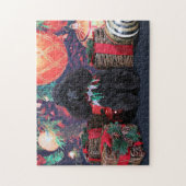 クリスマス-トービー-プードル ジグソーパズル (縦)