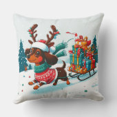 クリスマス ドアッシ ヌードル - クリスマス クッション (裏面)