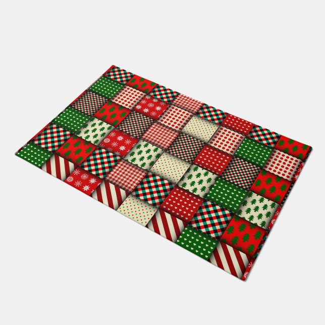 クリスマス ドアマット (アングル)