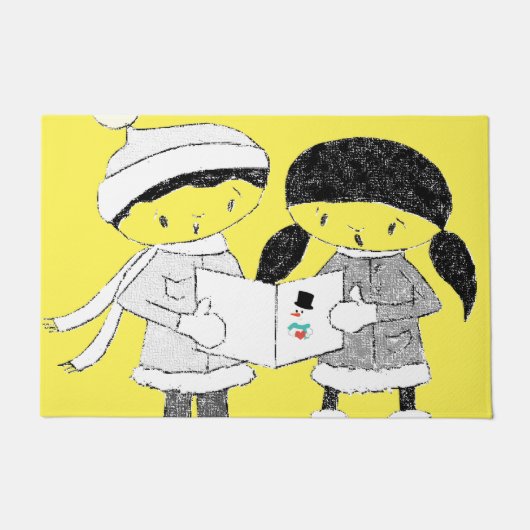 クリスマス ドア マット (正面)