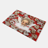 クリスマス ドア マット エンジェル (アングル)