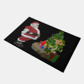 クリスマス ドア マット サンタ (アングル)