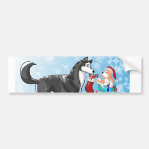 クリスマス・ドギー! バンパーステッカー