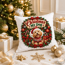 クリスマス ドッグマム 赤緑 ギフトバッグ ホリデー チア クッション