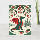 クリスマス・ドラゴン カード (正面)