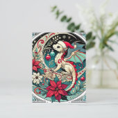 クリスマス・ドラゴン ポストカード (スタンド正面)