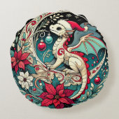 クリスマス・ドラゴン ラウンドクッション (裏面)