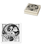 クリスマス・ドラゴン ラバースタンプ (押印)