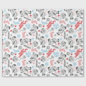 クリスマス・ドードレス ラッピングペーパー (フラット)