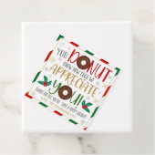 クリスマス・ドーナツ・ギフトタグ フェイバータグ (インサイチュ)