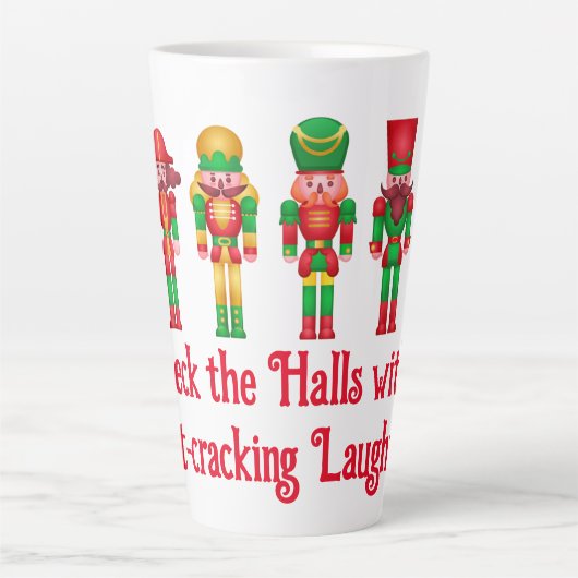 クリスマス ナッツクラッカー カフェラテマグ (正面)